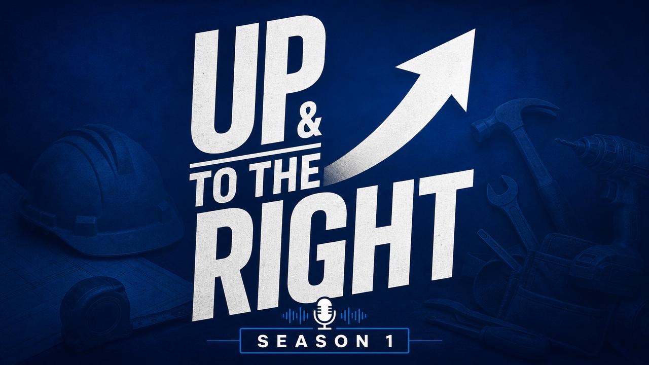 Up & To The Right podcast — Season 1 cover art